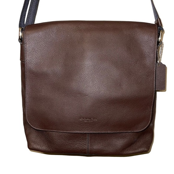 Coach Massager Leather Man Bag - Picture 5 of 8